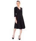 Rochie office clos din stofa elastica cu viscoza