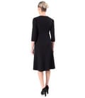 Rochie office clos din stofa elastica cu viscoza