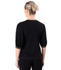 Bluza eleganta din jerse elastic cu maneci 3/4