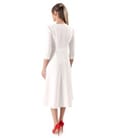 Rochie office clos din stofa elastica cu viscoza