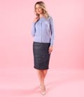 Cardigan tricotat din casmir cu matase natural si lana
