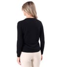 Cardigan tricotat din casmir cu matase natural si lana