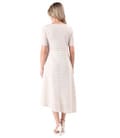 Rochie midi tricotata cu viscoza