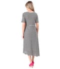 Rochie midi tricotata cu viscoza