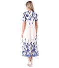 Rochie midi lejera imprimata cu motive florale