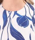 Rochie midi lejera imprimata cu motive florale