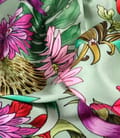Bluza eleganta din viscoza satinata imprimata cu motive florale