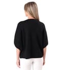 Cardigan lejer tricotat cu nasturi aurii tip brosa