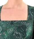 Rochie de seara midi cu bust din brocard cu fir metalic