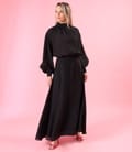 Fusta eleganta lunga din tencel