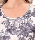 Bluza lejera din satin de viscoza imprimata