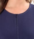 Rochie evazata din viscoza usor creponata
