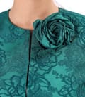 Sacou elegant din brocart cu motive florale