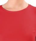 Bluza cu maneci scurte din jerse elastic uni