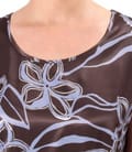 Bluza lejera din satin de viscoza imprimata cu motive florale