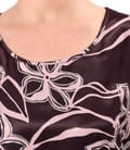 Bluza lejera din satin de viscoza imprimata cu motive florale