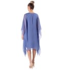 Rochie fluture din voal de matase naturala