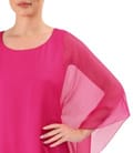 Rochie fluture din voal de matase naturala