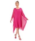 Rochie fluture din voal de matase naturala