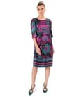 Rochie lejera din matase naturala imprimata cu motive paisley