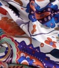 Rochie lejera din matase naturala imprimata cu motive paisley