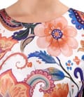 Rochie lejera din matase naturala imprimata cu motive paisley