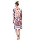Rochie lejera din matase naturala imprimata cu motive paisley