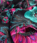 Bluza din matase naturala imprimata digital cu motive paisley
