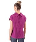 Bluza din tencel cu nasturi la spate