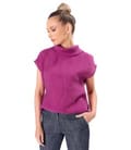 Bluza din tencel cu nasturi la spate