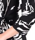 Rochie midi tip camasa din viscoza cu guler cu stei alb