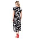 Rochie eleganta din viscoza imprimata