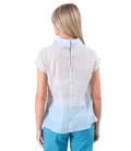 Bluza din tencel cu nasturi la spate