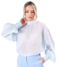 Bluza eleganta din Tencel cu maneci lungi