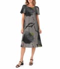 Rochie din viscoza dublata cu strat de organza