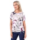 Bluza din jerse elastic cu snur in partea de jos