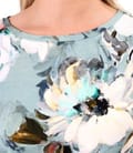 Bluza din jerse elastic cu snur in partea de jos