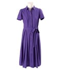 Rochie eleganta tip camasa din viscoza usor creponata