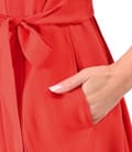 Rochie eleganta tip camasa din viscoza usor creponata