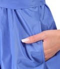 Rochie midi din tafta usoara cu cordon funda si perle