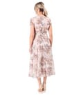 Rochie eleganta cu tencel imprimat cu motive paisley