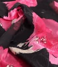 Rochie de seara din voal imprimat cu motive florale