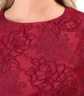 Rochie eleganta din brocart cu motive florale