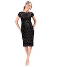 Rochie din catifea elastica imprimata