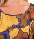 Bluza lejera din satin de viscoza imprimata