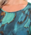 Bluza lejera din satin de viscoza imprimata