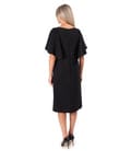 Rochie de seara din viscoza cu fir metalic si paiete