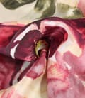 Rochie lejera din viscoza cu matase naturala imprimata cu motive florale
