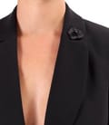 Sacou office din stofa elastica cu viscoza si tencel