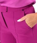 Pantaloni pana din stofa elastica cu viscoza si tencel